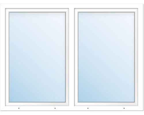 ARON Basic+ Kunststofffenster 2 Flügelig (Dreh/Dreh-Kipp) mit beweglichem Pfosten (Stulp) ESG 105x145 cm RAL 9016 verkehrsweiß (Förderfähig) ARON Basic+ Kunststofffenster 2 Flügelig (Dreh/Dreh-Kipp) mit beweglichem Pfosten (Stulp) ESG 105x145 cm RAL 9016 verkehrsweiß (Förderfähig)