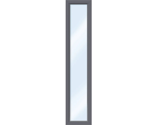 ARON Basic+ Kunststofffenster Festelement mit ESG 50x195 cm RAL 7016 anthrazitgrau DIN Rechts (Förderfähig) ARON Basic+ Kunststofffenster Festelement mit ESG 50x195 cm RAL 7016 anthrazitgrau DIN Rechts (Förderfähig)