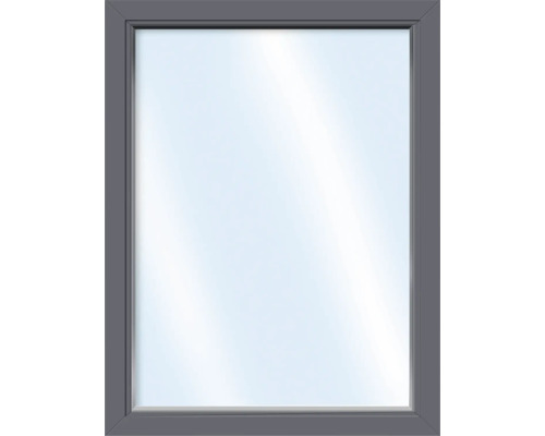 ARON Basic+ Kunststofffenster Festelement 80x180 cm RAL 7016 anthrazitgrau (Förderfähig) ARON Basic+ Kunststofffenster Festelement 80x180 cm RAL 7016 anthrazitgrau (Förderfähig)