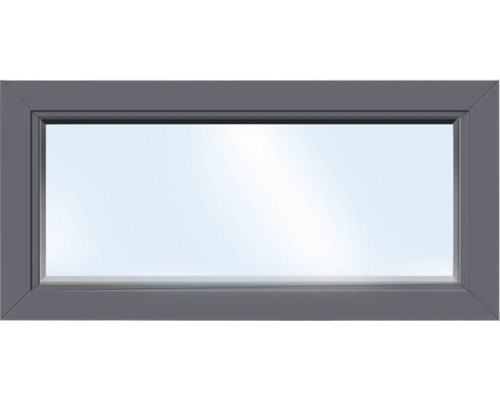 ARON Basic+ Kunststofffenster Festelement 85x55 cm RAL 7016 anthrazitgrau (Förderfähig) ARON Basic+ Kunststofffenster Festelement 85x55 cm RAL 7016 anthrazitgrau (Förderfähig)
