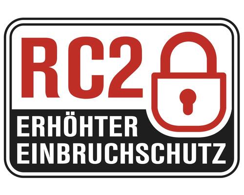 RC2 Erhöhter Einbruchschutz Zeichen
