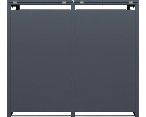 Doppeltor aus Metall für den Außenbereich