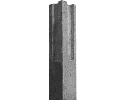Betonpfeiler mit Rillen