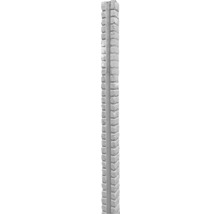 Anfangspfosten Mediterran Klassik Stein 215/275 x 12,5 x 12 cm grau