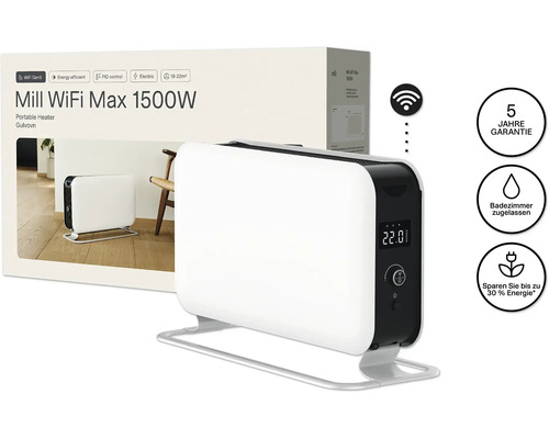 Konvektor Mill WIFI 62 x 38,5 cm 1500 W weiß