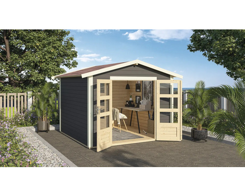 Gartenhaus Karibu Tann 6 300 x 304 cm terragrau