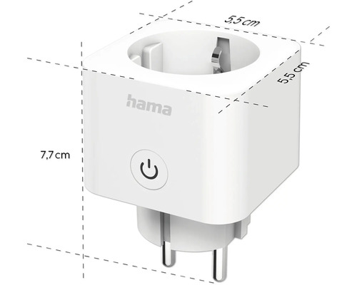 Hama Smarte WLAN-Steckdose 3680 W Matter