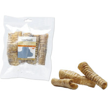 Beetztees Rindertrachea Hundesnack in Verpackung und lose