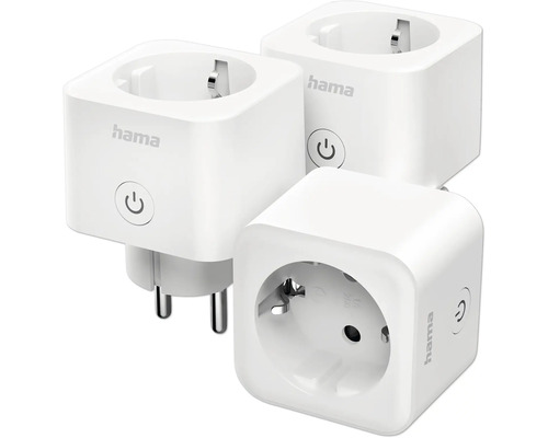 Drei Hama WLAN-Steckdosen
