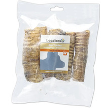 Beetztees Rinderluftröhre Hundesnack in transparenter Verpackung
