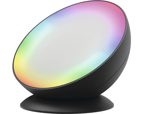 Tischleuchte mit farbiger Beleuchtung