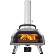Ooni Pizzaofen mit digitalem Display und Feuer