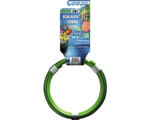 Aquarienschlauch JBL 16/22 mm 2,5 m grün JBL Schlauch für Aquarien, 2,5 Meter lang