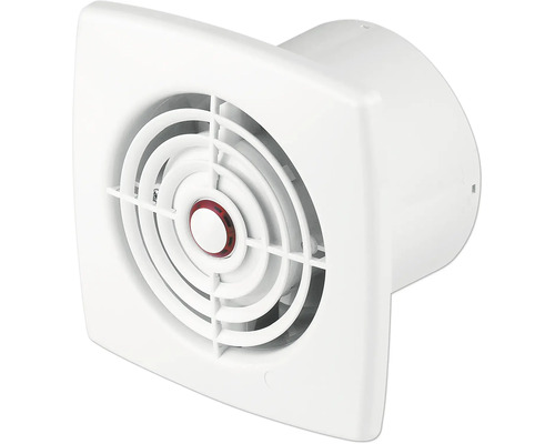 Rotheigner Schachteinbauventilator Air Basic 100 mit Timer und Rückstaufolie Weißer Wandventilator