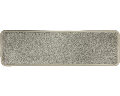 Stufenmatte Fortuna rechteckig beige 20x65 cm Rechteckige, hellgraue Teppichmatte