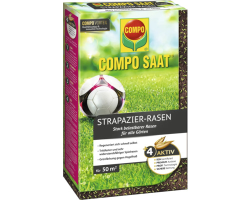 Compo Saat Strapazierrasen Packung für 50 Quadratmeter