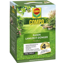COMPO Rasen Langzeit-Dünger Packung für die Rasenpflege