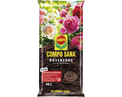 Compo Sana Rosenerde Sack mit 40 Liter Inhalt