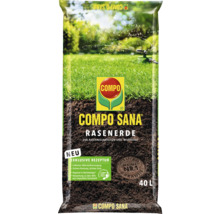 COMPO SANA Rasenerde, 40 Liter, zur Rasenregeneration und Neuanlage