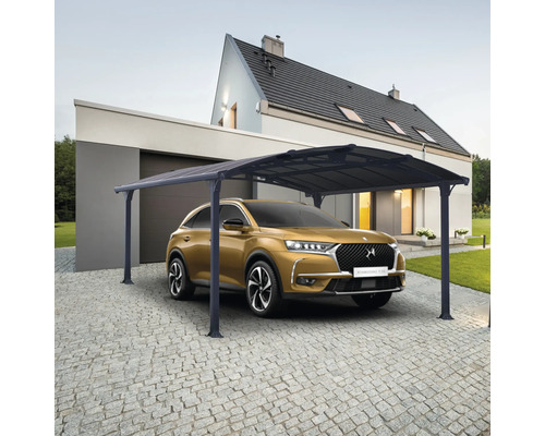 Einzelcarport Palram – Canopia Arcadia 4300 435 x 359 cm anthrazit