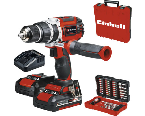 Einhell Akku-Bohrschrauber Set mit Zubehör, Ladegerät und Transportkoffer
