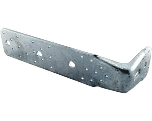 Winkelverbinder aus Metall mit Löchern für Schrauben oder Nägel
