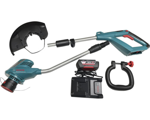 Akku-Rasentrimmer BOSCH AdvanceGrassCut 36 V *GEBRAUCHT* (Zustand: Neuwertig) Bosch Akku-Rasentrimmer mit Akku, Ladegerät und Zubehör
