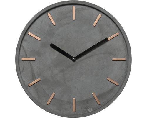 Wanduhr Beton grau Ø 28 cm Wanduhr Beton grau Ø 28 cm