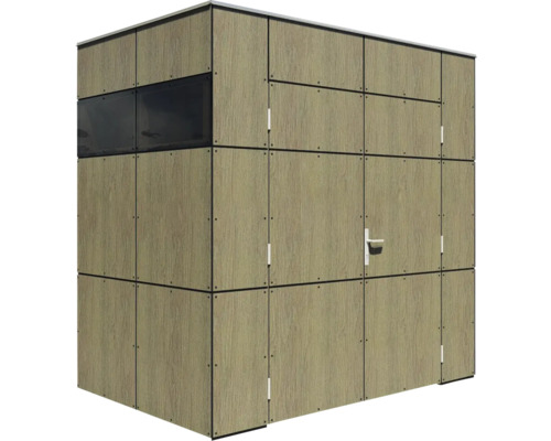 Gartenhaus mit Fenster und Tür