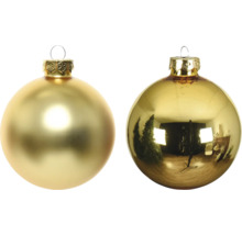 Zwei Christbaumkugeln für die Weihnachtsdekoration