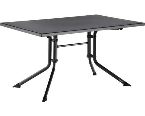 Klapptisch Kettler 140 x 95 x 74 cm Aluminium Kunststoff anthrazit Klapptisch mit Stahlgestell