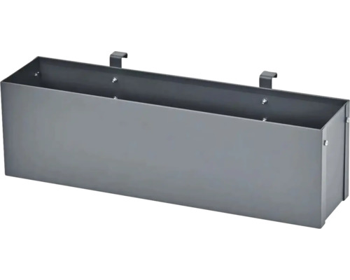 Blumenkasten aus Metall mit Halterung