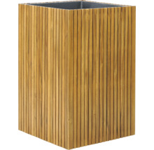 Pflanzkübel Akustikpaneele 44,5 x 44,5 x 70 cm Akazienholz