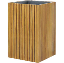 Pflanzkübel Akustikpaneele 44,5 x 44,5 x 70 cm Akazienholz