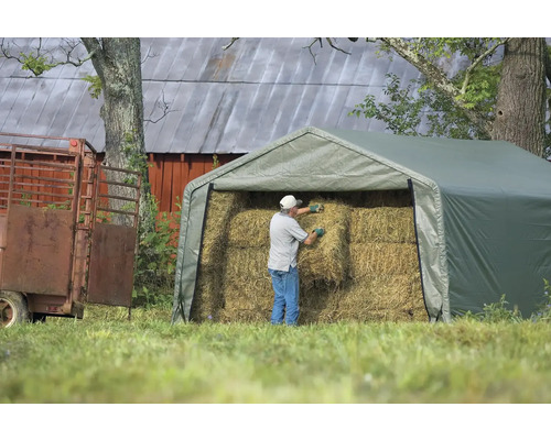 Weidezelt ShelterLogic 23,18 m² 380 x 610 cm grün