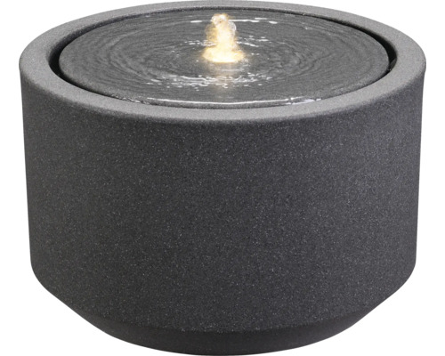 Dekorativer Zimmerbrunnen aus Steinzeug mit Wasserspiel