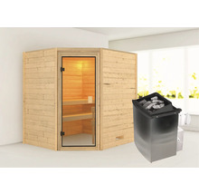 Holzsauna mit Saunaofen