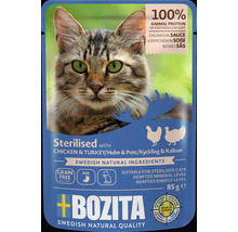 Bozita Katzenfutter Sterilised mit Huhn und Truthahn, 85 Gramm