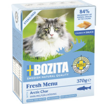 Bozita Fresh Menu Katzenfutter mit Arktischem Saibling für sterilisierte Katzen, 370 Gramm