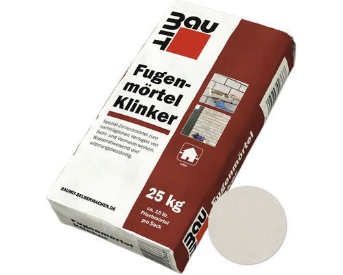 Baumit Fugenmörtel für Klinker & Verblender beigeweiß "Jura" 25 kg Sack Fugenmörtel Klinker von Baumit, 25 Kilogramm