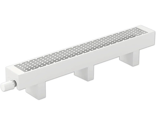 Licon Heat Standkonvektor KORALINE Basic LKB H 330 x L 2800 x T 130 mm weiß Bodenkonvektor mit Thermostat