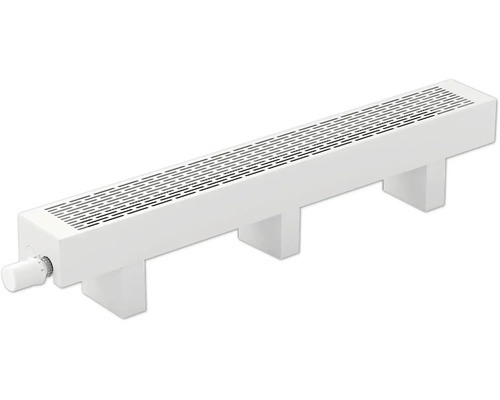 Licon Heat Standkonvektor KORALINE Basic LKB H 330 x L 2800 x T 180 mm weiß Heizkörperkonvektor mit thermostatischem Heizkörperventil