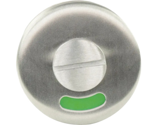 Toilettenverriegelung aus Edelstahl mit grüner Anzeige