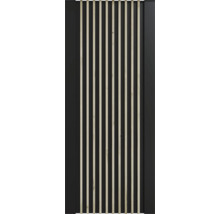 Holzpaneel mit Lattenstruktur für die Wandgestaltung