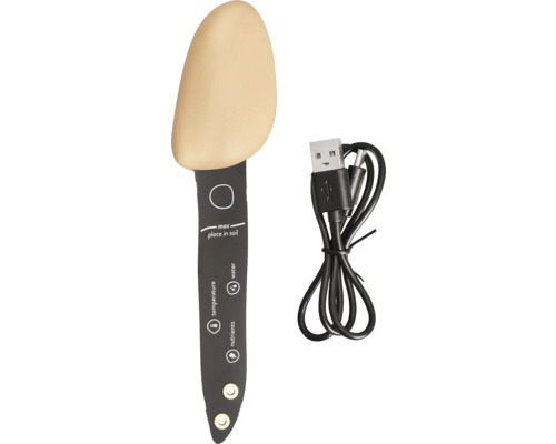 Pflanzensensor mit USB-Kabel zur Messung von Temperatur, Wasser und Nährstoffen