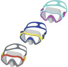 Drei Tauchmasken für Kinder mit verstellbaren Bändern.