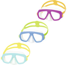 Mehrfarbige Tauchermasken für den Schwimmbadbesuch