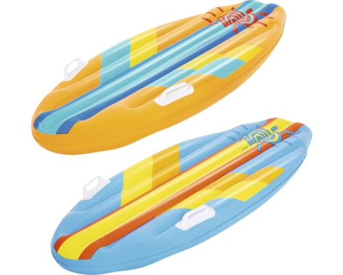 Zwei aufblasbare Surfbretter mit Griffen