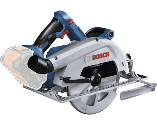 Akku-Handkreissäge Bosch Professional GKS 18V-68, ohne Akku und Ladegerät inkl. Parallelanschlag Akku-Handkreissäge mit einem Sägeblattdurchmesser von 190 Millimeter