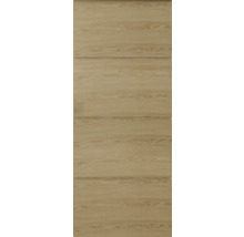 Holztür mit horizontalen Rillen